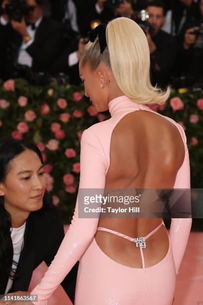 Alexander Wang and Hailey Bieber attend the 2019 Met Gala celebrating "Camp: Notes on Fashion" at The Metropolitan Museum of Art on May 6, 2019 in...