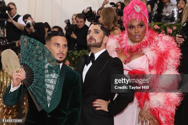 Char DeFrancesco, Marc Jacobs, and Lizzo attend the 2019 Met Gala celebrating "Camp: Notes on Fashion" at The Metropolitan Museum of Art on May 6,...