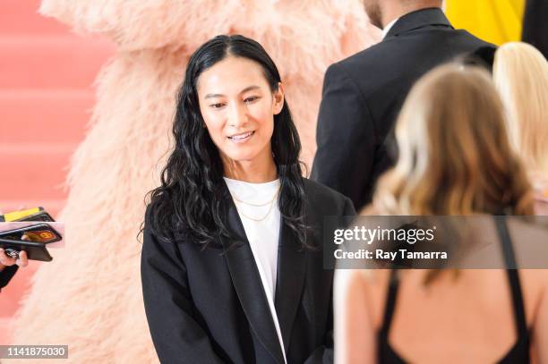 Fashion designer Alexander Wang attends The 2019 Met Gala Celebrating Camp: Notes on Fashion at Metropolitan Museum of Art on May 6, 2019 in New York...