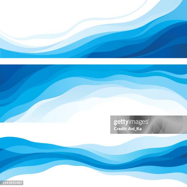 ilustraciones, imágenes clip art, dibujos animados e iconos de stock de olas - agua ondas