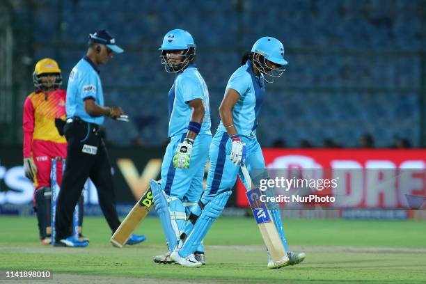 Supernovas captain Harmanpreet Kaur during the VIVO Women T20 Challenge match against Trailblazers at SMS Stadium in Jaipur,Rajasthan,India on May...