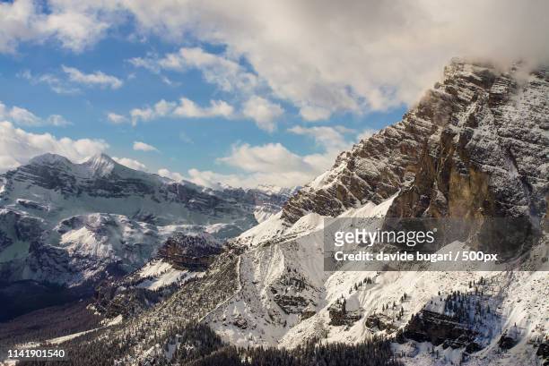 cortina from sky - elicottero stock pictures, royalty-free photos & images