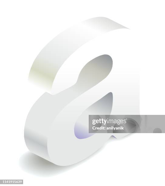 letter "a" - lower case stock illustrations