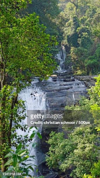 mae ya waterfall - 滝 stock pictures, royalty-free photos & images