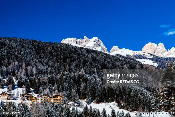 Soraga. Val di Fassa. Trentino Alto Adige. Italy. Europe.