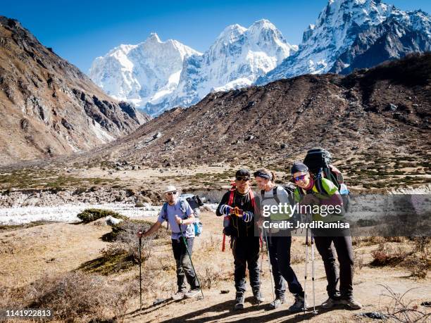 kanchenjunga - sherpa nepal stock pictures, royalty-free photos & images