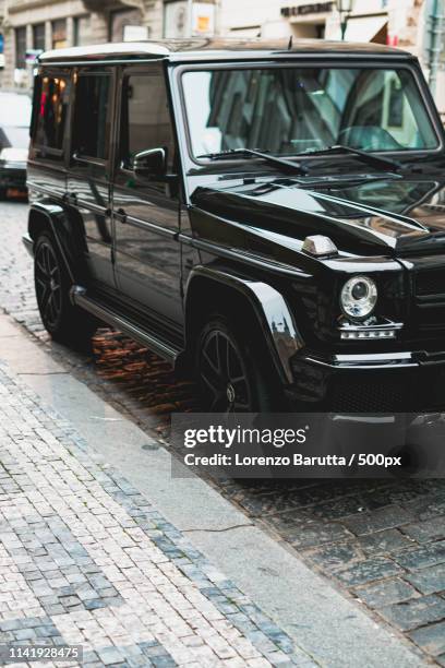 city view - suv stadt stock-fotos und bilder