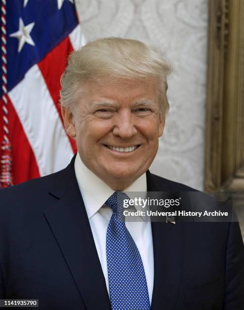 Donald John Trump , President of the United States . Before entering politics, he was a businessman and television personality.