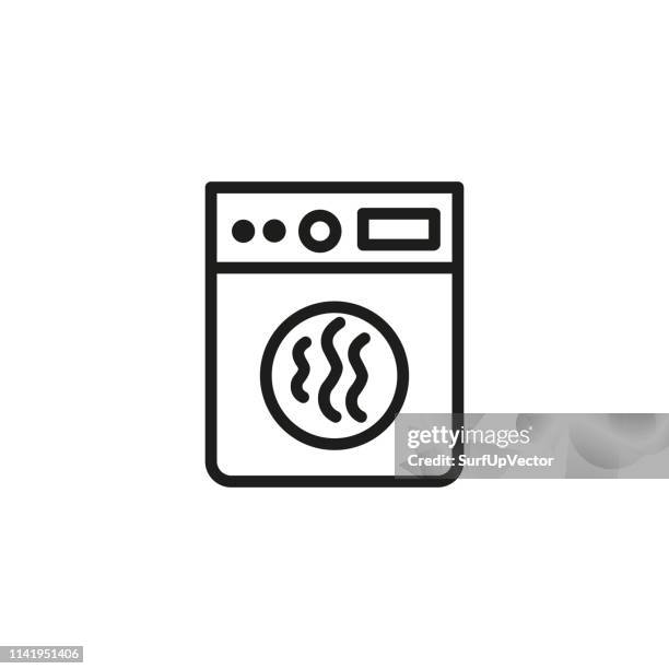 washer line icon - fabric softener bottle stock illustrations