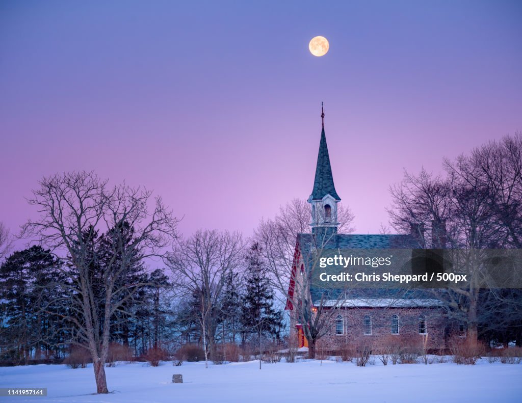 Moonset Memorial Church