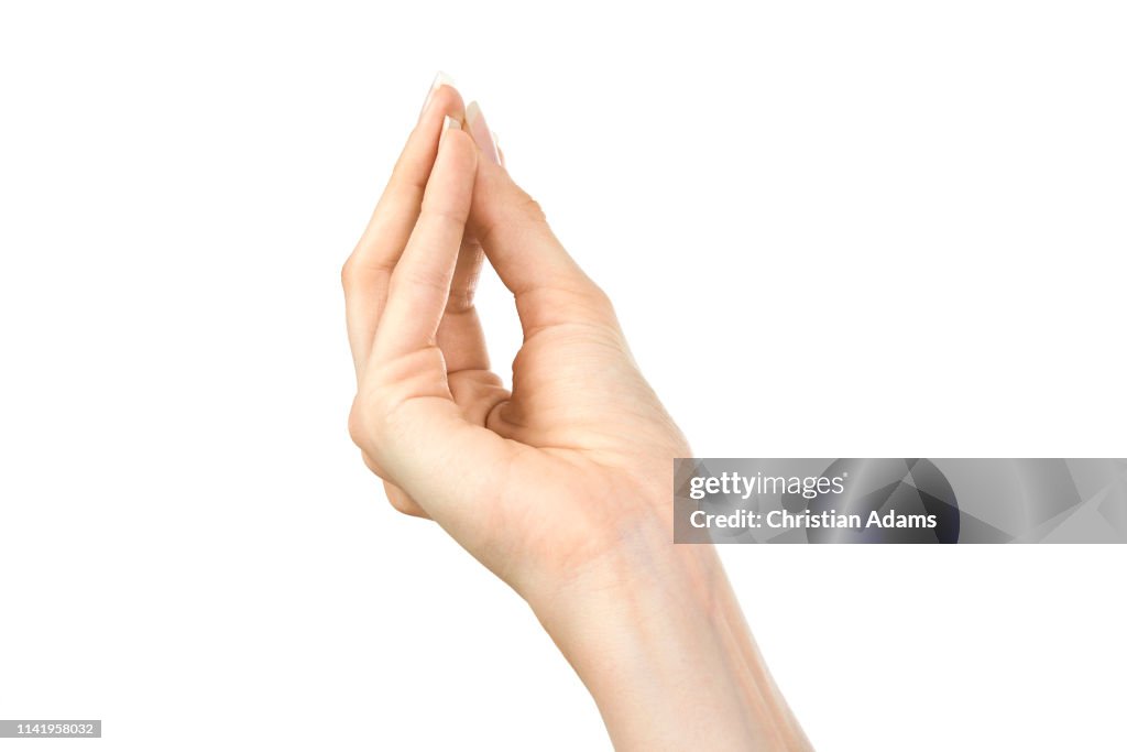 Hand sign the italian