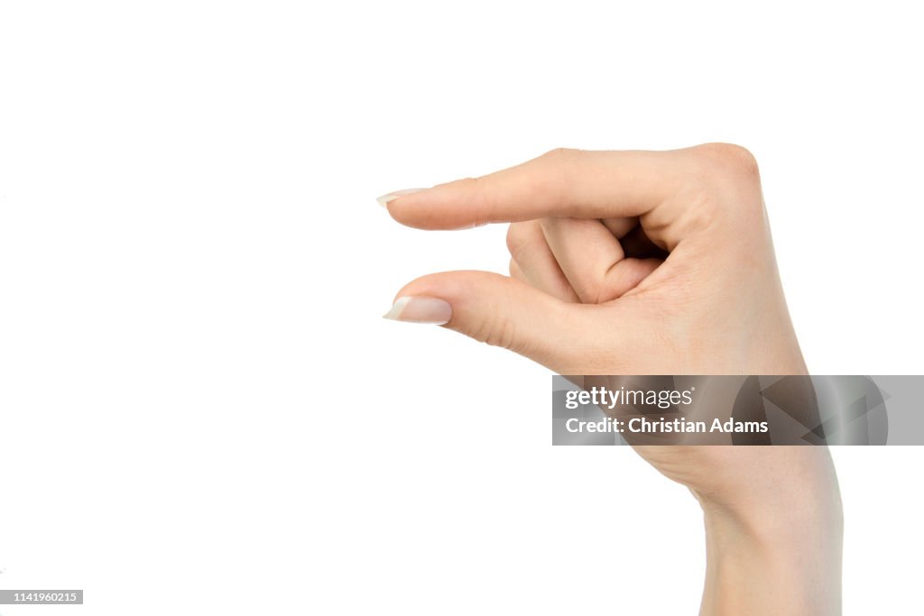 Hand sign small