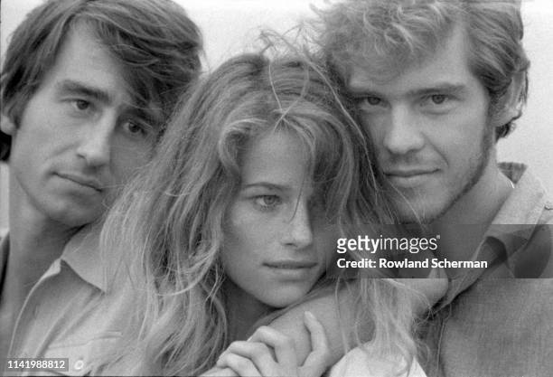 Portrait of, from left, American actor Sam Waterston, English actress Charlotte Rampling, and Australian singer and actor Robie Porter in the film...