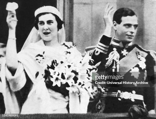 Prince George, Duke of Kent, son of King George V and Queen Mary, on his marriage to princess marina 1934.