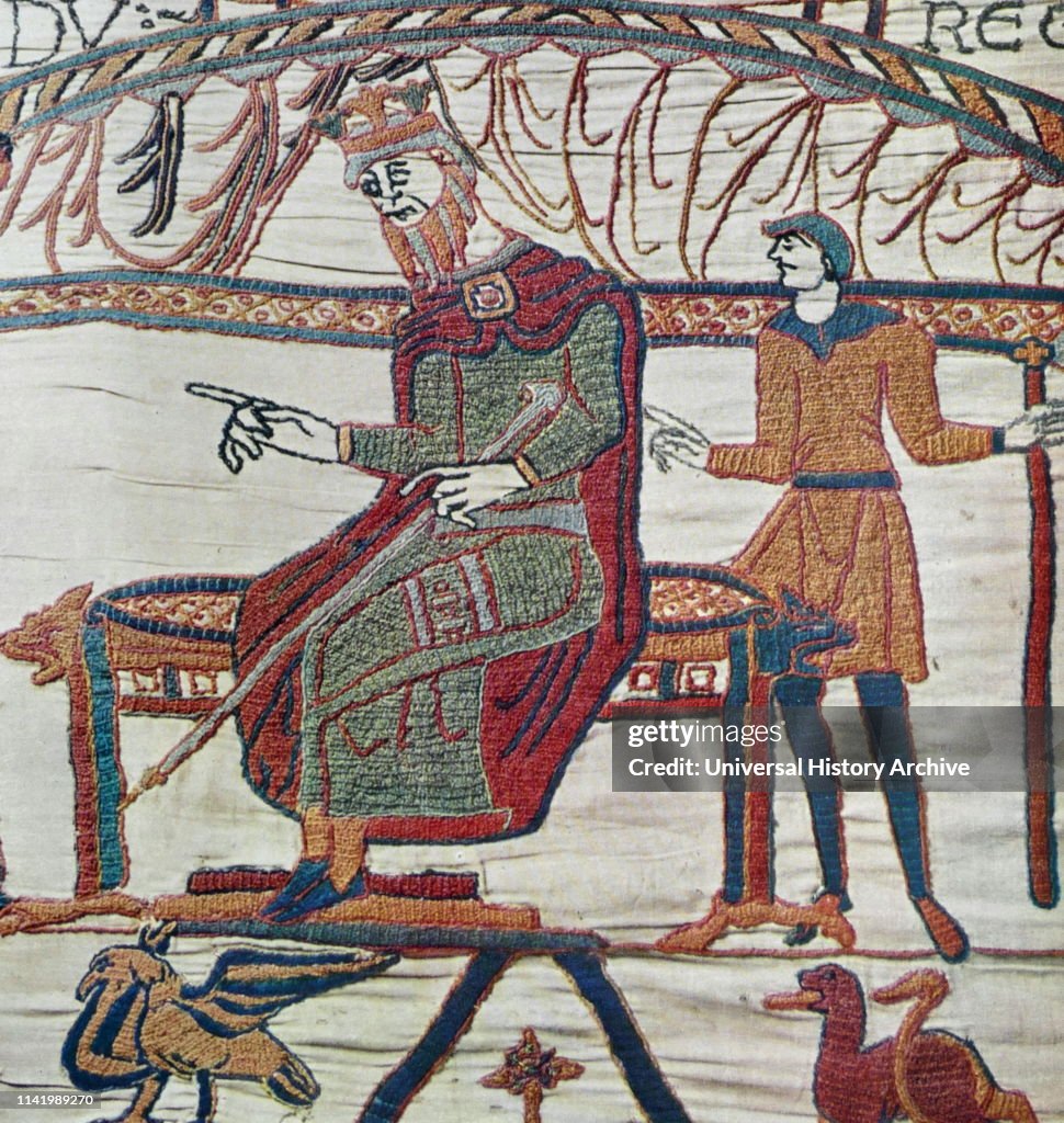 Episode from the Bayeux Tapestry.