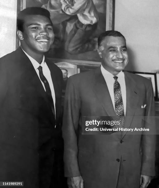 Muhammad Ali meets President Gamal Abdul Nasser of Egypt, 1964. Muhammad Ali, . Ali was an American professional boxer and activist, He is widely...