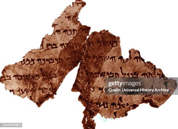 The Dead Sea Scrolls were discovered in a series of twelve caves around the site known as Wadi Qumran near the Dead Sea in the West Bank between 1946...