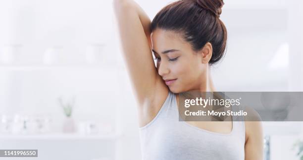 feeling and smelling fresh - armpit stock pictures, royalty-free photos & images