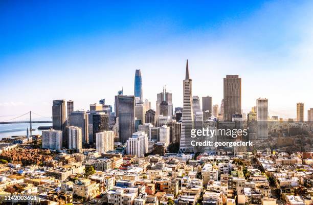 downtown san francisco - skyline stock pictures, royalty-free photos & images