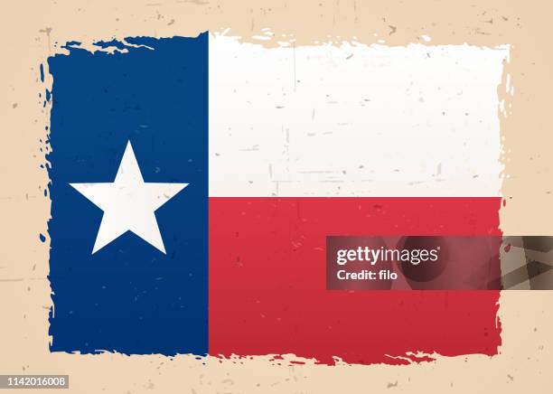 texas flag - texas star stock illustrations