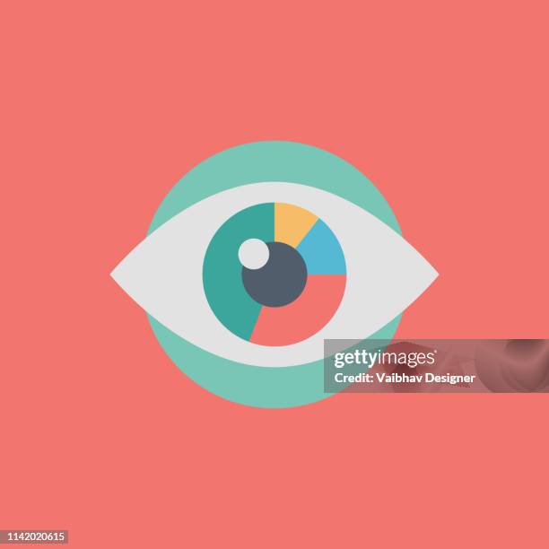 vision, monitoring-illustration - illustration auge stock-grafiken, -clipart, -cartoons und -symbole