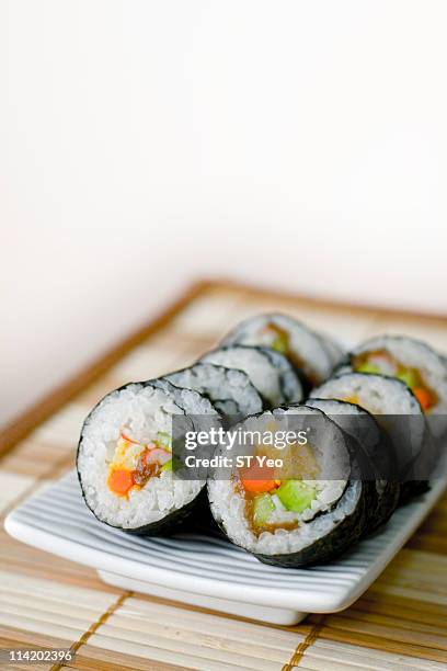 makizushi - maki sushi stock pictures, royalty-free photos & images