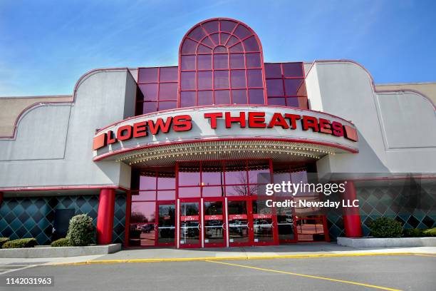 The AMC Loews Stony Brook 17 movie theater, located at a shopping center on Nesconset Highway in Stony Brook, New York on April 4, 2019.