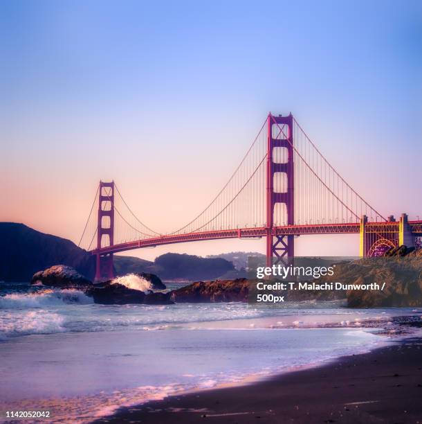 sunset california no - the presidio stock pictures, royalty-free photos & images