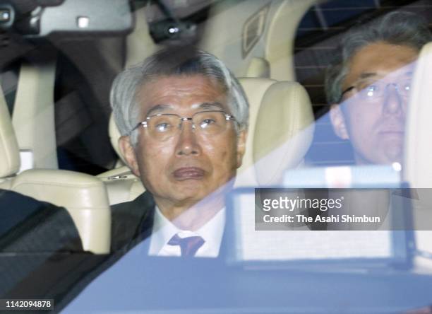 Junichiro Hironaka, lawyer for former Nissan Motor CEO Carlos Ghosn, is seen on arrival at the Tokyo District Court after Carole Ghosn questioned...