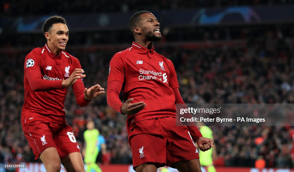 Liverpool v Barcelona - UEFA Champions League - Semi Final - Second Leg - Anfield