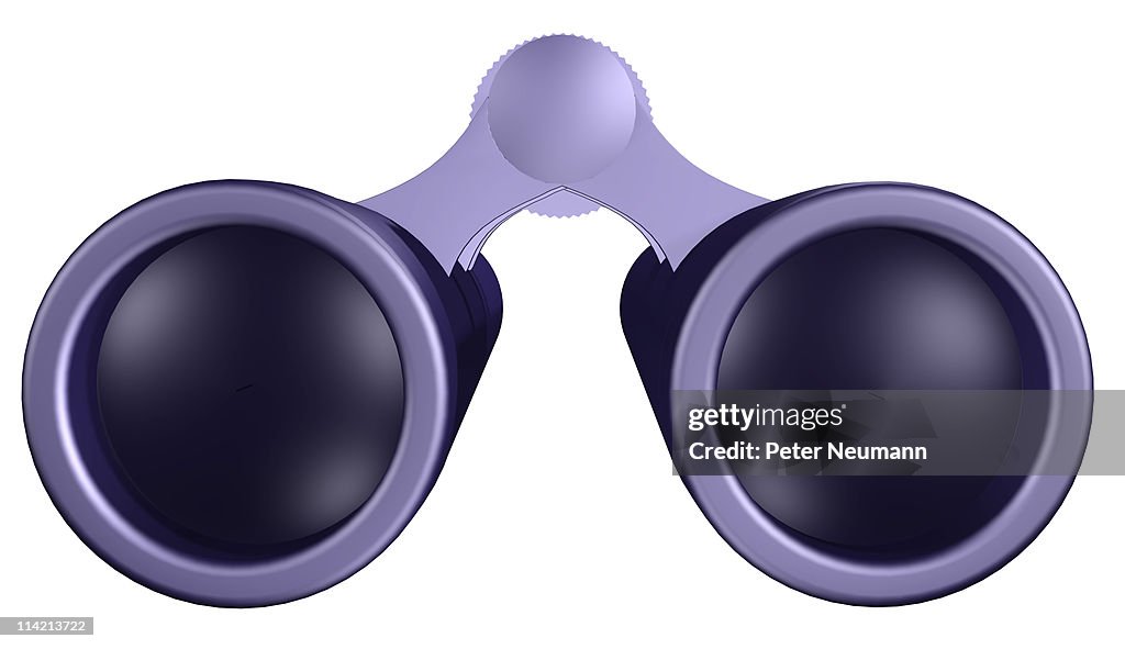 Binoculars, Front View