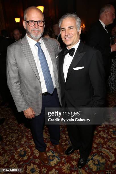 Walter Basil and Nicholas Stern attend 38th Annual Arthur Ross Awards at The University Club on May 6, 2019 in New York City.