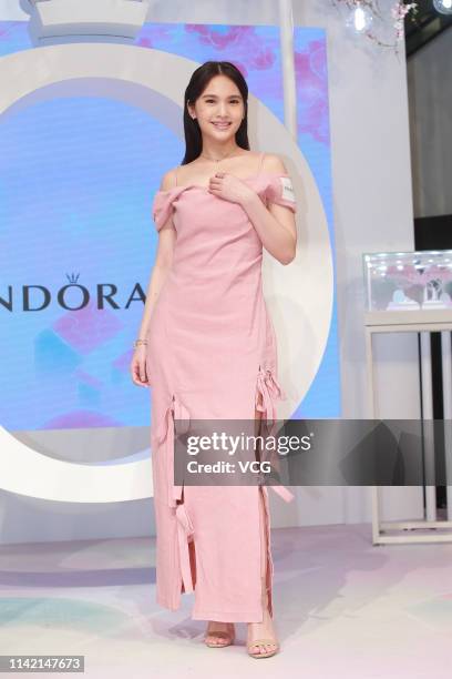 Singer/actress Rainie Yang attends Pandora event on April 12, 2019 in Taipei, Taiwan of China.