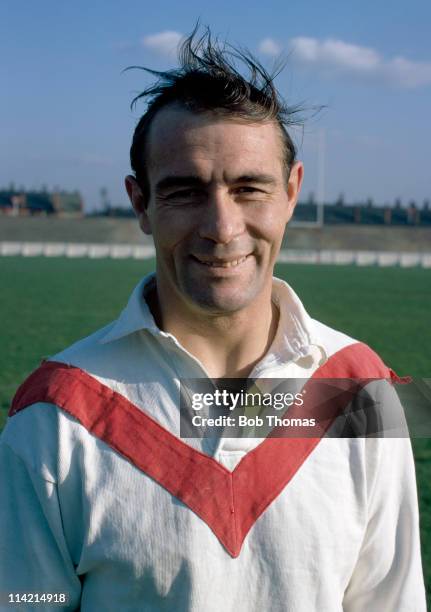 Frank Myler, Great Britain rugby league captain, October 1970.