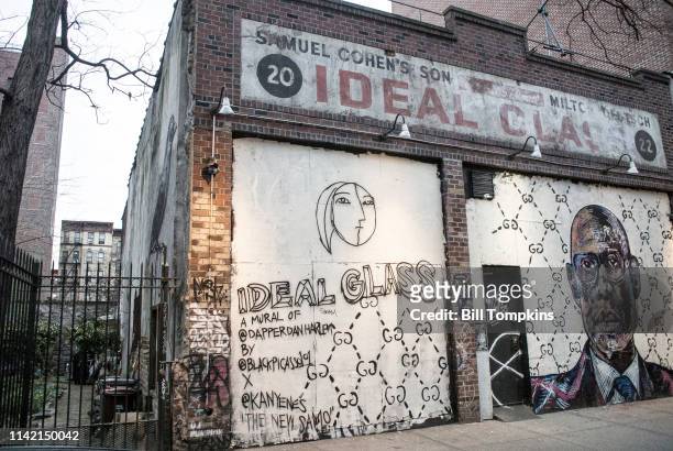 April 11, 2019]: The IDEAL GLASS and DAPPERDANHARLEM mural by artist BLACKPICASSO who is referred to as The New SAMO, a reference to Jean Michel...
