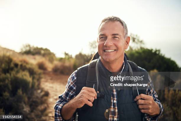walking is a man's best medicine - vitality stock pictures, royalty-free photos & images