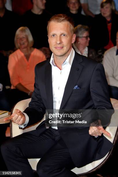 Oliver Pocher during the "Markus Lanz" TV show on May 7, 2019 in Hamburg, Germany.