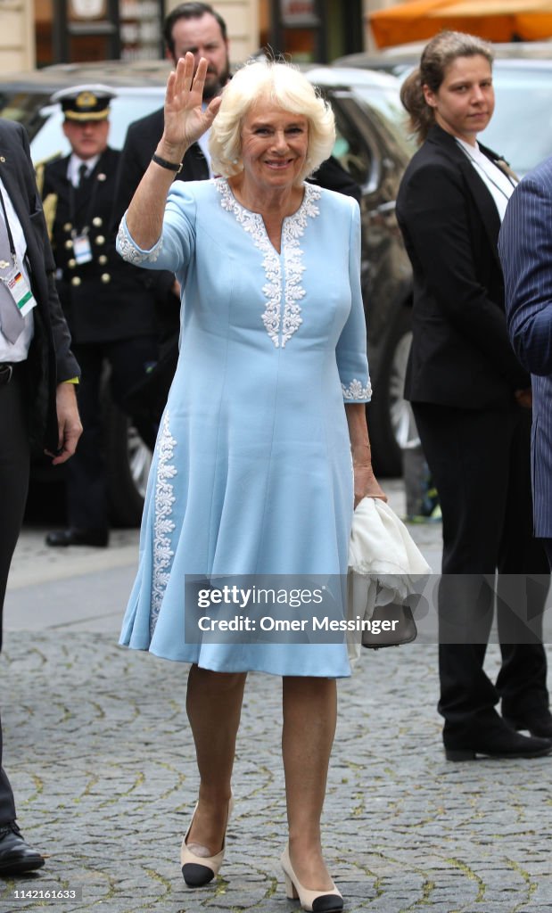 The Prince Of Wales And Duchess Of Cornwall Visit Germany - Day 2 - Leipzig