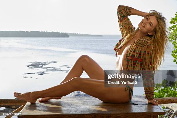 Swimsuit Issue 2019: Model Paulina Porizkova poses for the 2019 Sports Illustrated swimsuit issue on January 16, 2019 in Kenya. PUBLISHED IMAGE....