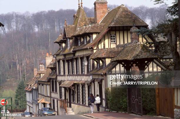 La maison de Maurice Ravel à Lyons-la-Forêt, dans l'Eure, France.