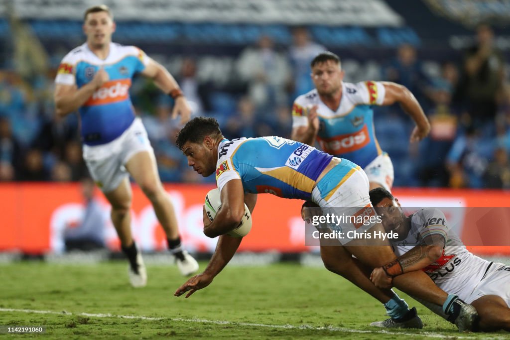 NRL Rd 5 - Titans v Panthers