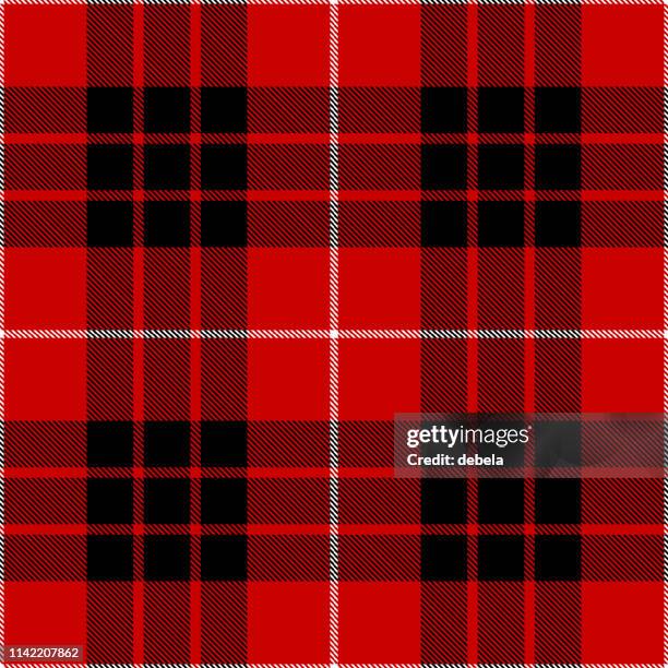 clan munro scottish tartan plaid textile pattern - cage vector stock illustrations