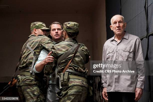 No More Secrets" -- Pictured: Chris O'Donnell and Daniel J. Travanti . The NCIS team travels to Cuba for an unsanctioned mission after Callen gets a...