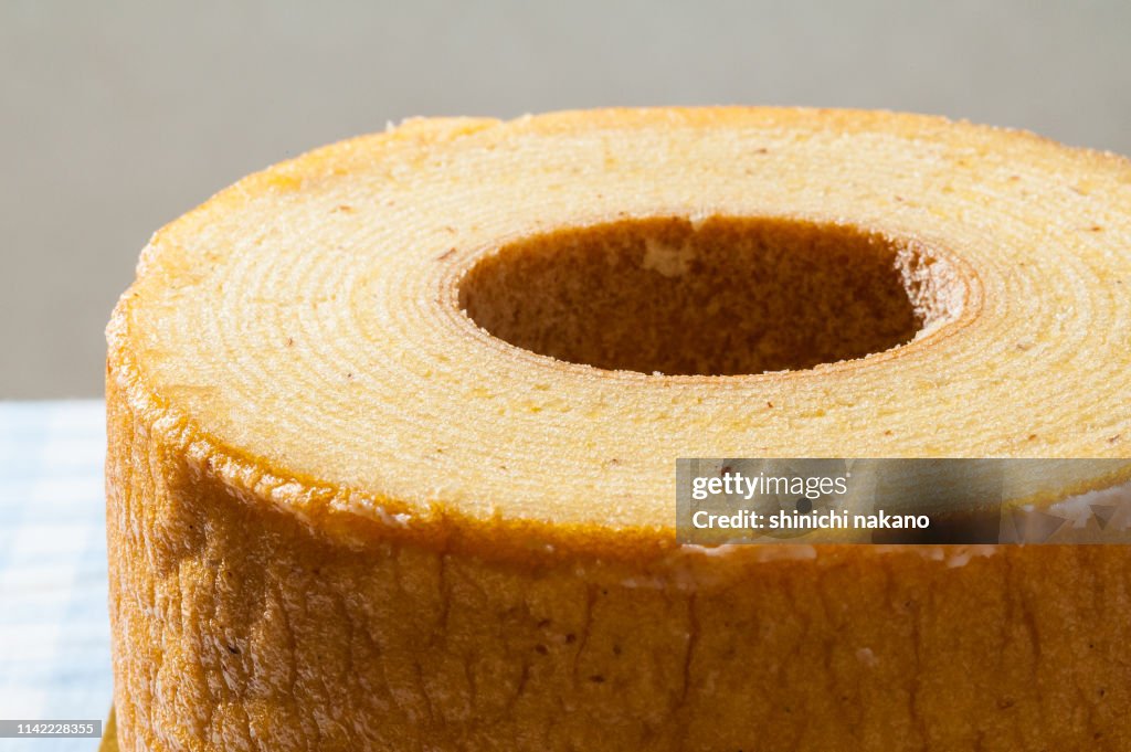 Baumkuchen von oben schräg