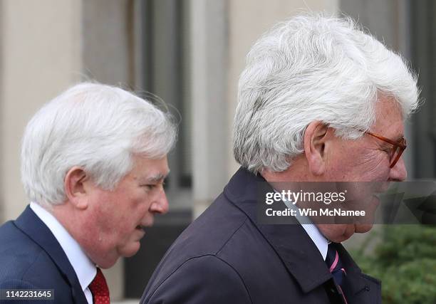 Greg Craig , former White House counsel under former U.S. President Barack Obama, arrives at U.S. District Court for his arraignment April 12, 2019...