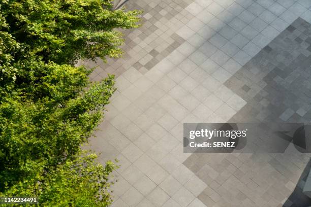 full frame shot of cobblestone paving - 石畳　道 ストックフォトと画像