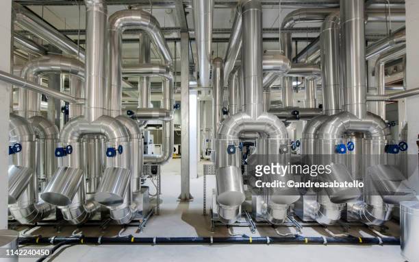 thermal power plant - steel bar stock pictures, royalty-free photos & images