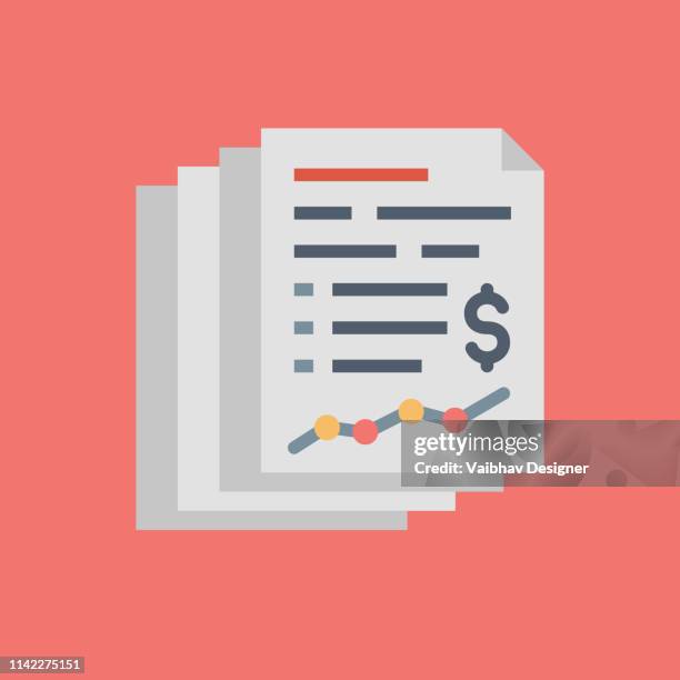 Vector Bank Statement 6,617 Bank Statement Vector High Res Illustrations - Getty Images