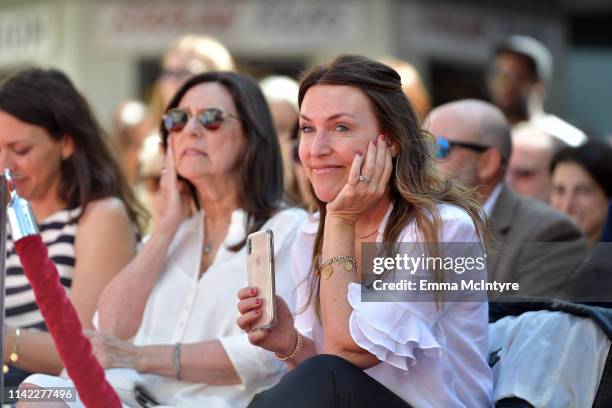 Special Guests Lindsay Crystal, Janice Crystal, and Jennifer Crystal Foley attend the Hand and Footprint Ceremony: Billy Crystal at the 2019 10th...