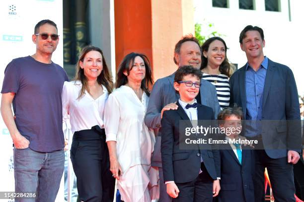 Special Guest Billy Crystal and his family attend the Hand and Footprint Ceremony: Billy Crystal at the 2019 10th Annual TCM Classic Film Festival on...